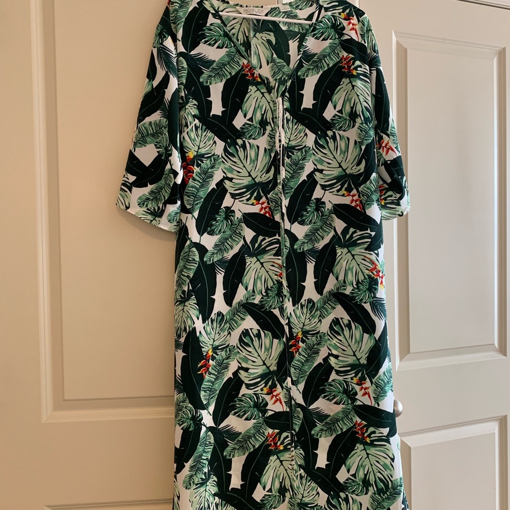 Rachel Zoe 2018 Palm Leaf Duster NEW